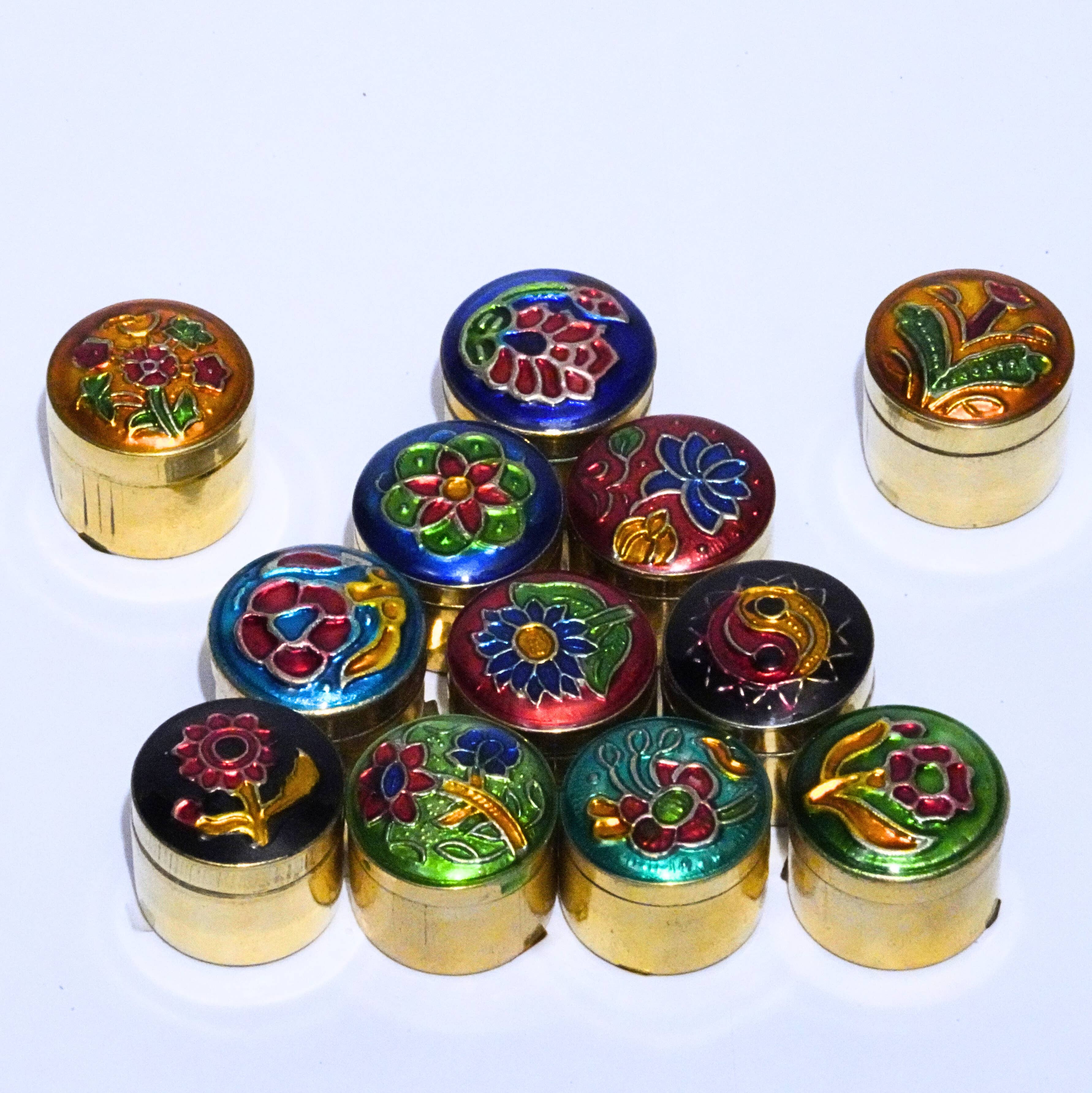 R. Expo/Song of India – wholesale Solid perfume – Brass Jar Solid Perfume - Kamasutra1