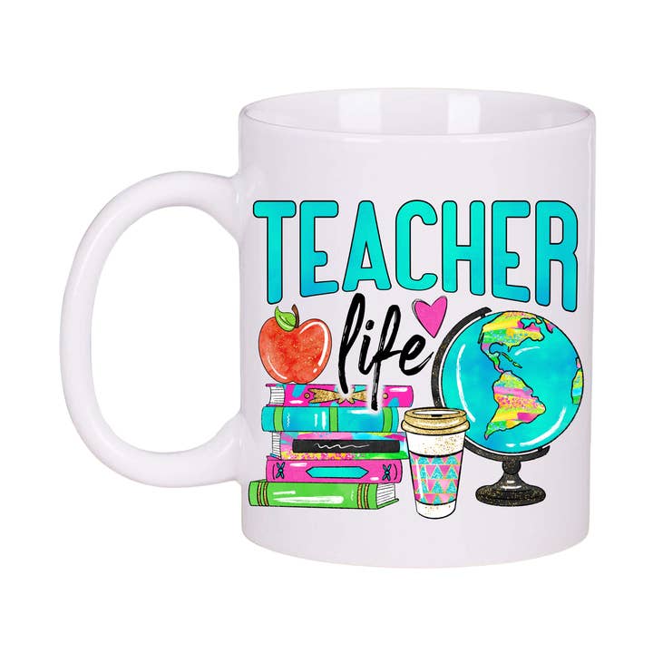 Conjunto de Canecas de Cerâmica Inspiradoras de Apreciação da Vida de Professor para Café e Chá por atacado de Inspire Me Positive