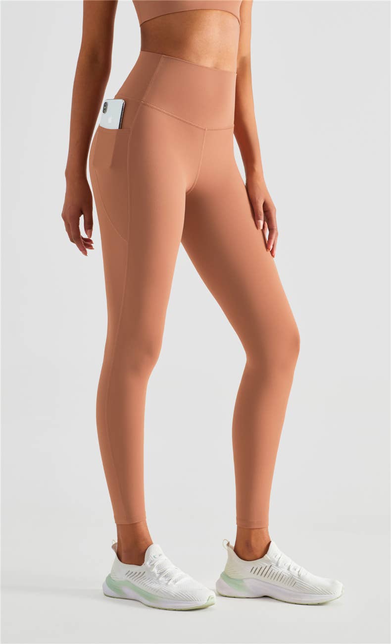 91thelabel - Wholesale Athletic/Lounge Leggings - Women's - Hazel Lycra® High Waist Leggings With Side Pockets8