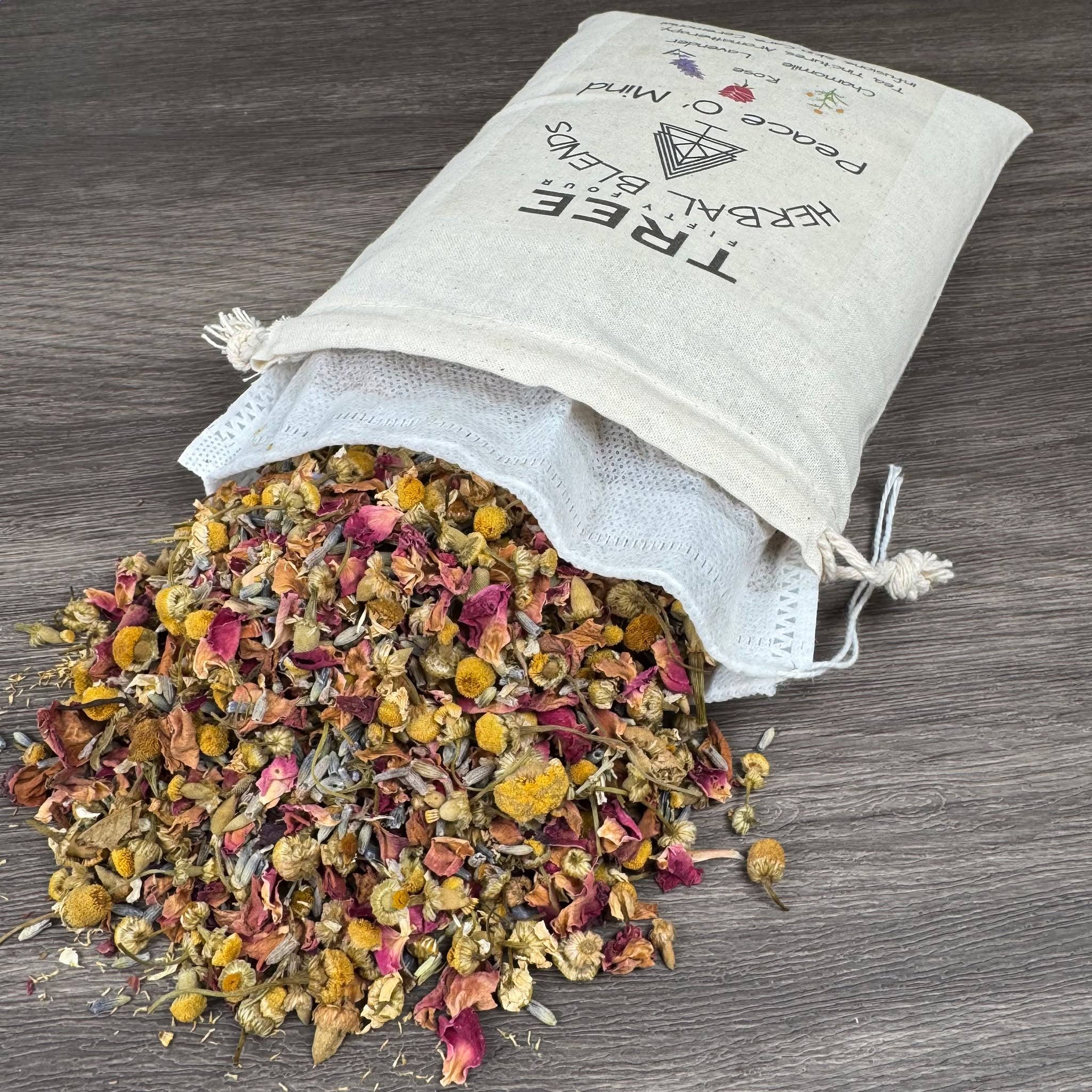 Tree Fifty Four - Wholesale Loose Tea - Peace O' Mind Herbal Tea Blend | 2oz - 1 KG | Bulk Tea1