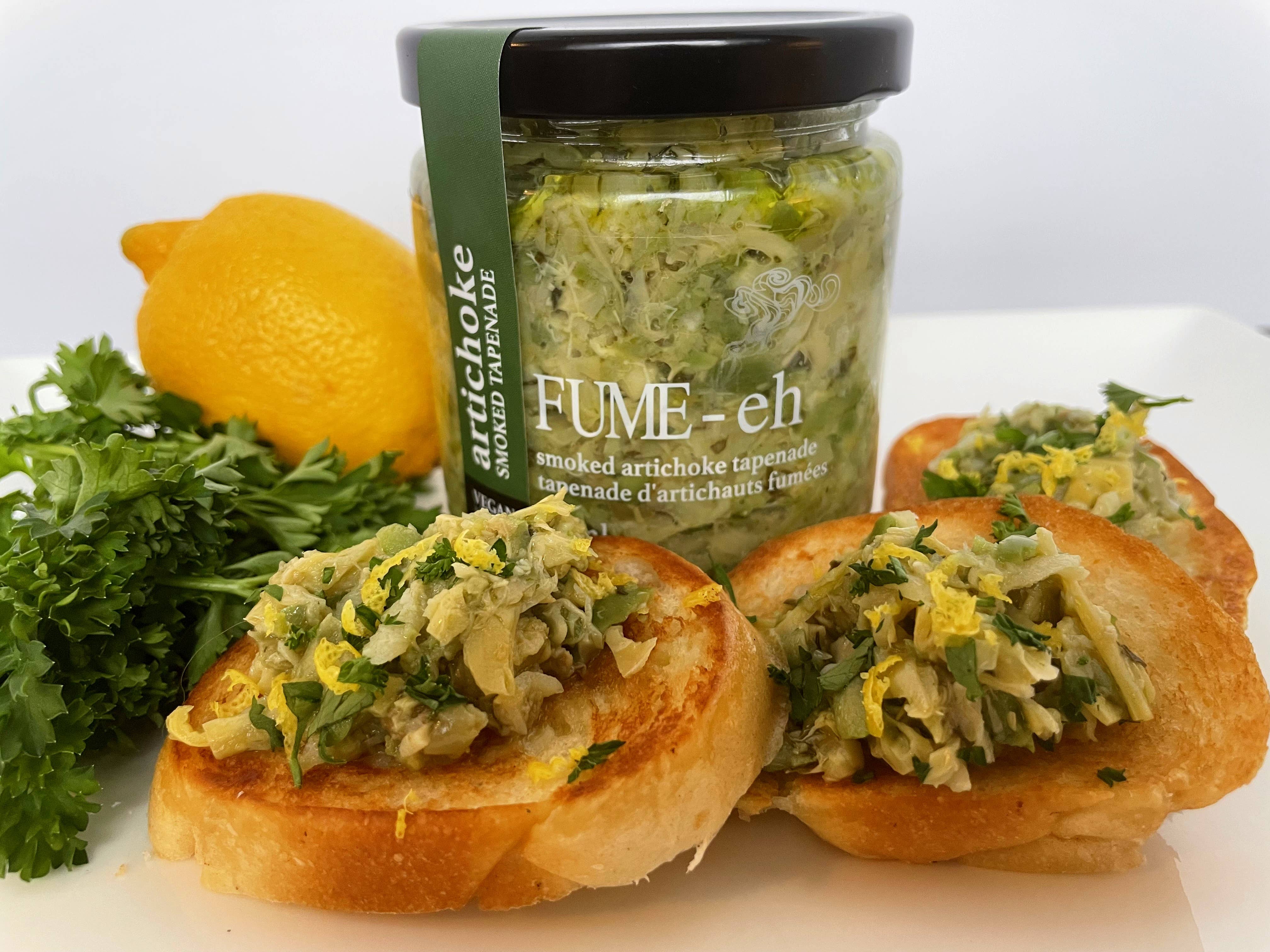 Fume-Eh Gourmet – wholesale Tapenade – Smoked Artichoke Tapenade2
