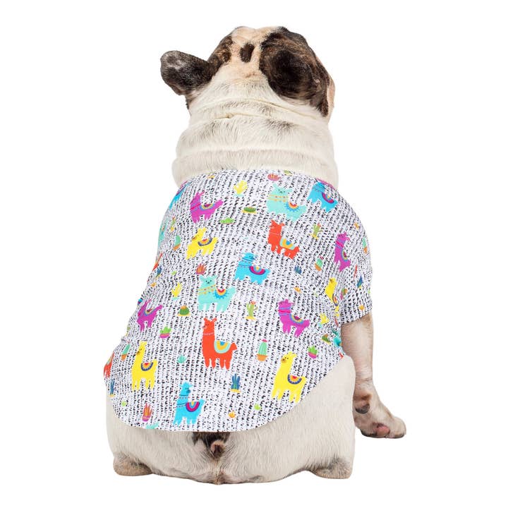 Vibrant Hound - Wholesale Pet shirt – Dog - No probllama dog shirt8