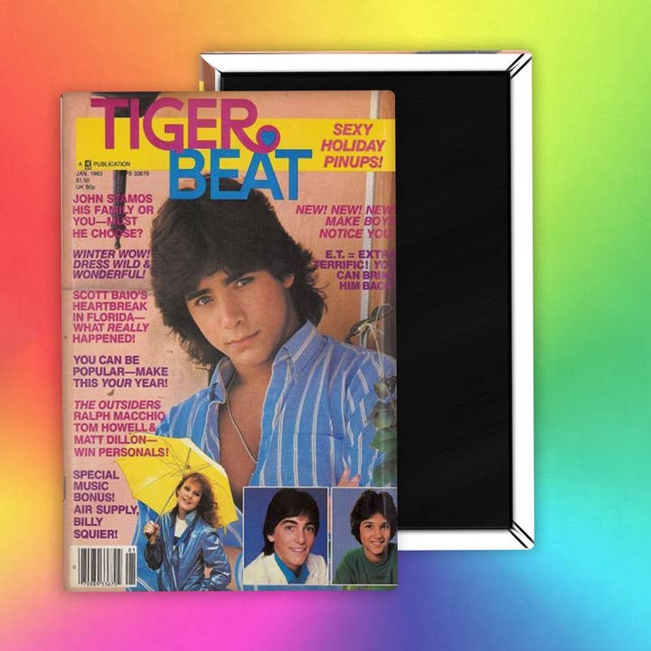 The Foxy Hipster - Wholesale Magnet - Bop Tiger Beat Teen Magazine Fridge Magnet