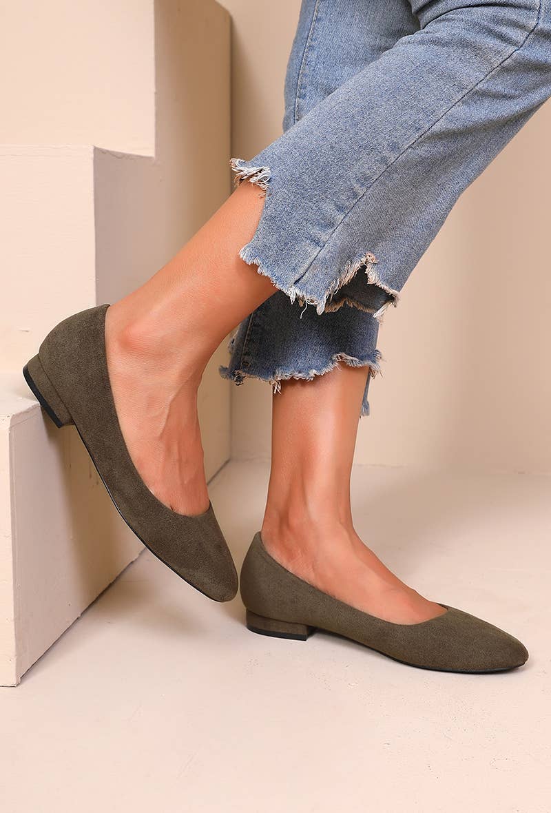 Joia Paris - Wholesale Low Heels - Women's - Classic round-toe ballet flats H8-1037E27