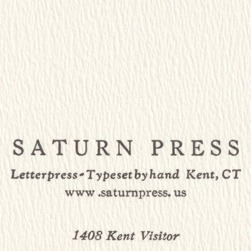 Saturn Press - Wholesale Everyday Greeting Card - Kent Visitor1