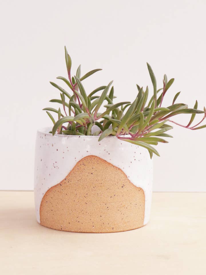 Small Ceramic Planter- Drift for wholesale by Nightshift Ceramics