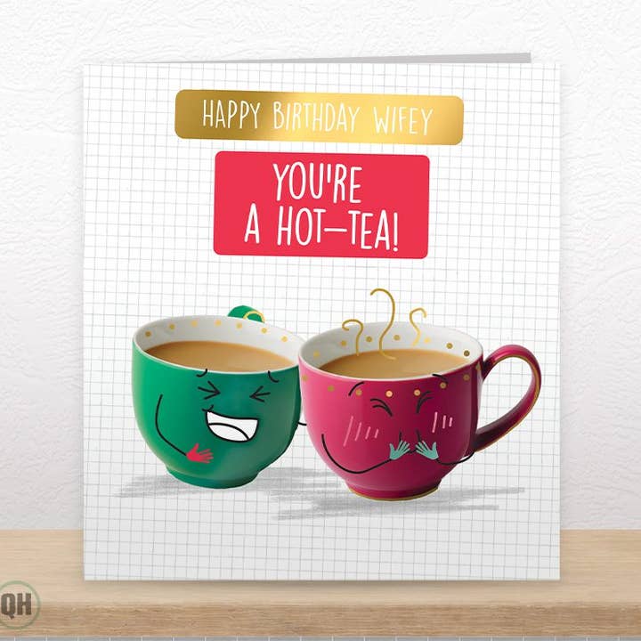 Fru, du är en het-te! - Roligt morsdagskort för wholesale av Quitting Hollywood