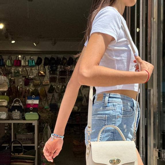 Chenson & Gorett - Wholesale Top Handle Bag - Women's - Compact Handbag in Italian Leather for Women. Rebates