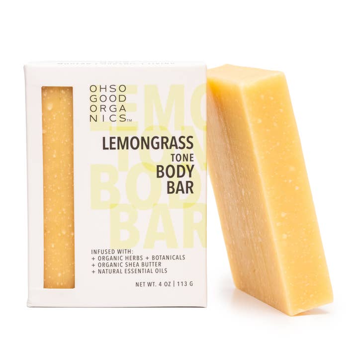 Lemongrass - Brightening Soap Bar for wholesale by oh so good organics