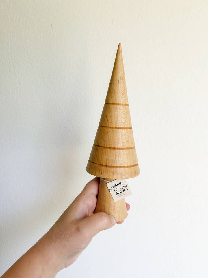 Full Size Woodland Tree - Medium Christmas Holiday Decor for wholesale by Make It Slow | Modern Woodworking the Old Fashioned Way