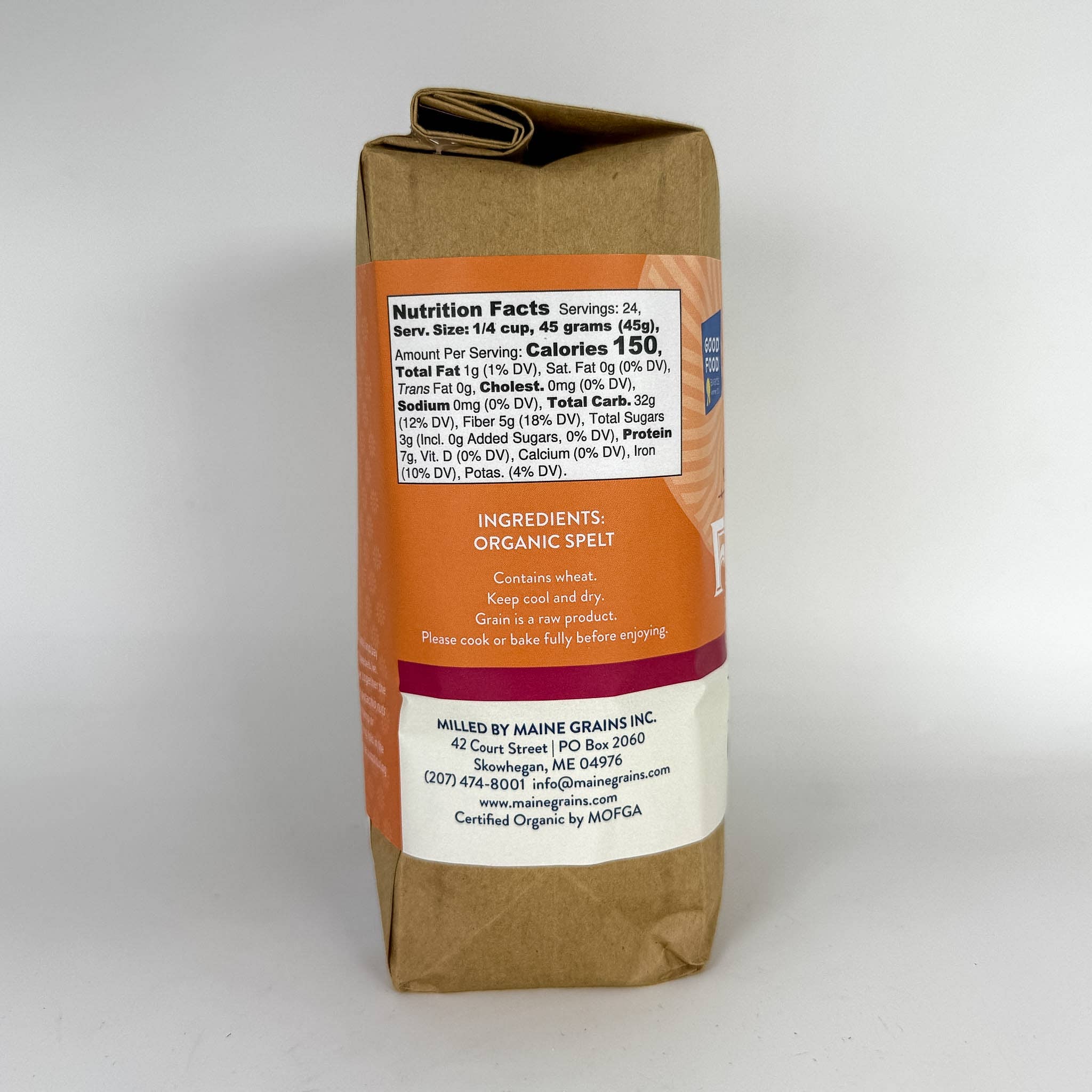 Maine Grains - Wholesale Rice - Organic Pearled Farro / 6x2.4#3