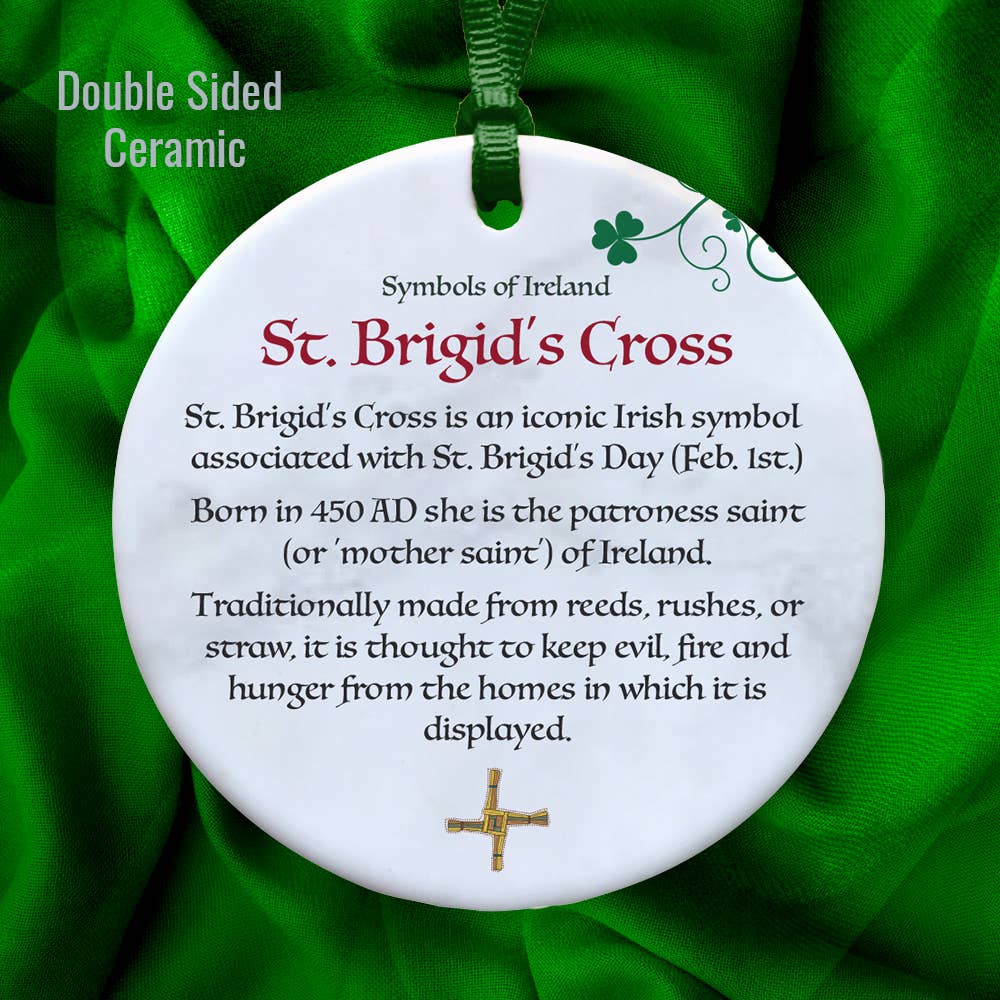 Aran Art Studio – wholesale Prydnad – ”St Brigids Cross” - Symboler för Irlands prydnad1