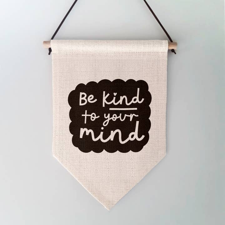 Sei freundlich zu deinem Kopf Wandbehang für den Großhandel von Inky in the Wild