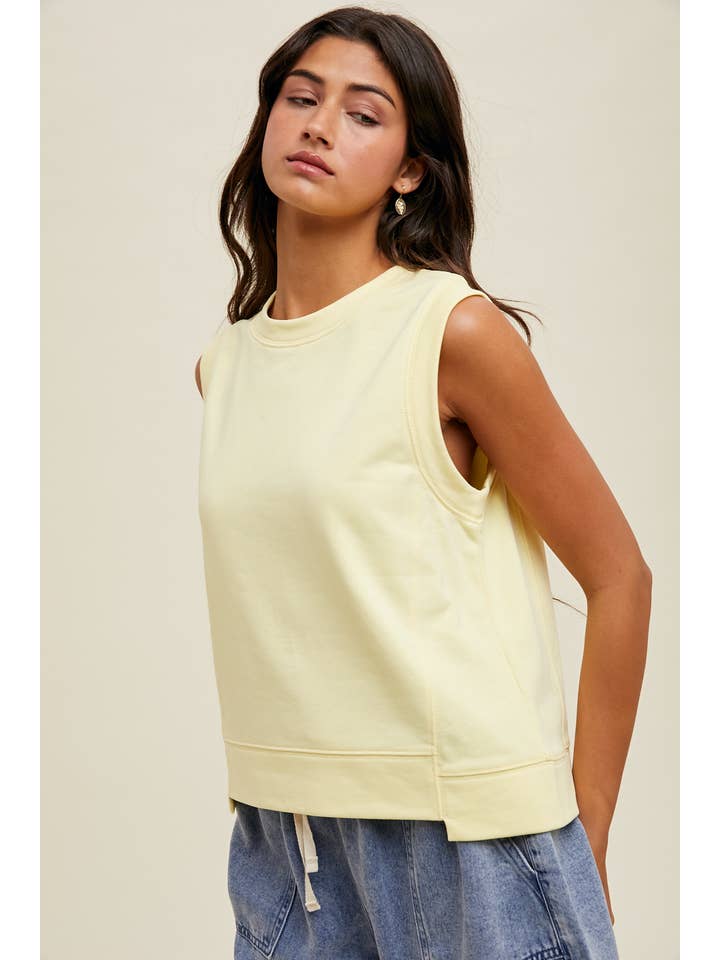 Wishlist Apparel - Wholesale Tank Top - Women's - FRENCH TERRY TANK TOP / WL25-10272T