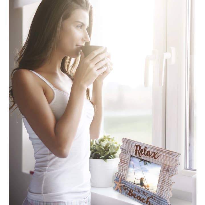 Cota Global - Wholesale Picture frame - Nautical - Coastal Horizon Relax Photo Frame 6X45