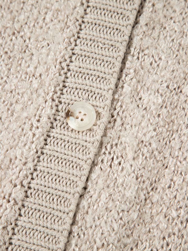 Babs + Birdie - Wholesale Cardigan - Women's - Collared Drop Shoulder Button Up Cardigan with Pocket3