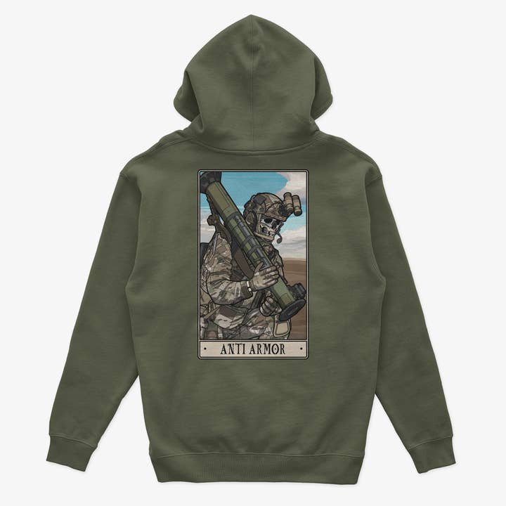 Anti Armor Hoodie for wholesale by Platoon Daddy LLC