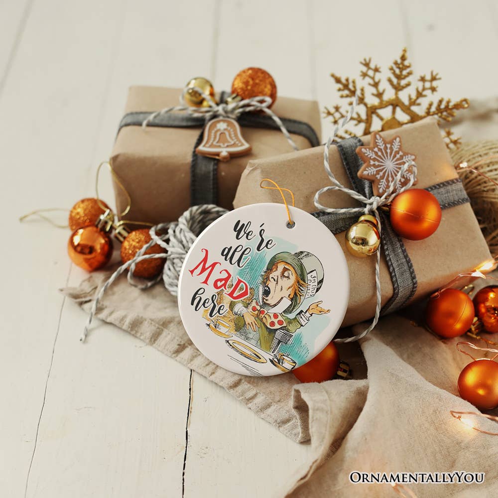 OrnamentallyYou - Wholesale Ornament - The Mad Hatter Tea Party Ornament, Vintage 1860s Decor5
