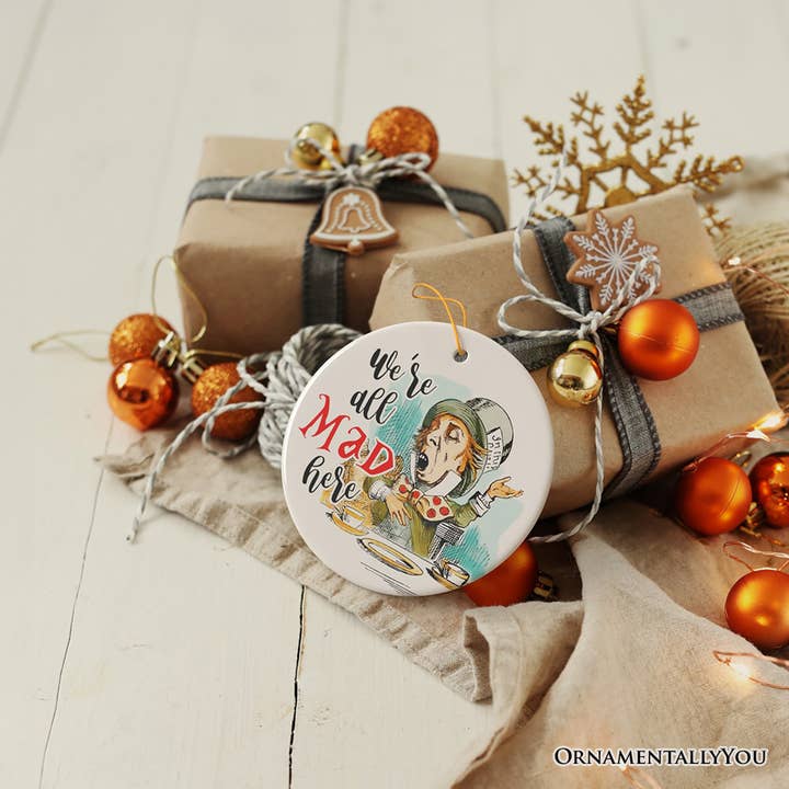 OrnamentallyYou - Wholesale Ornament - The Mad Hatter Tea Party Ornament, Vintage 1860s Decor5