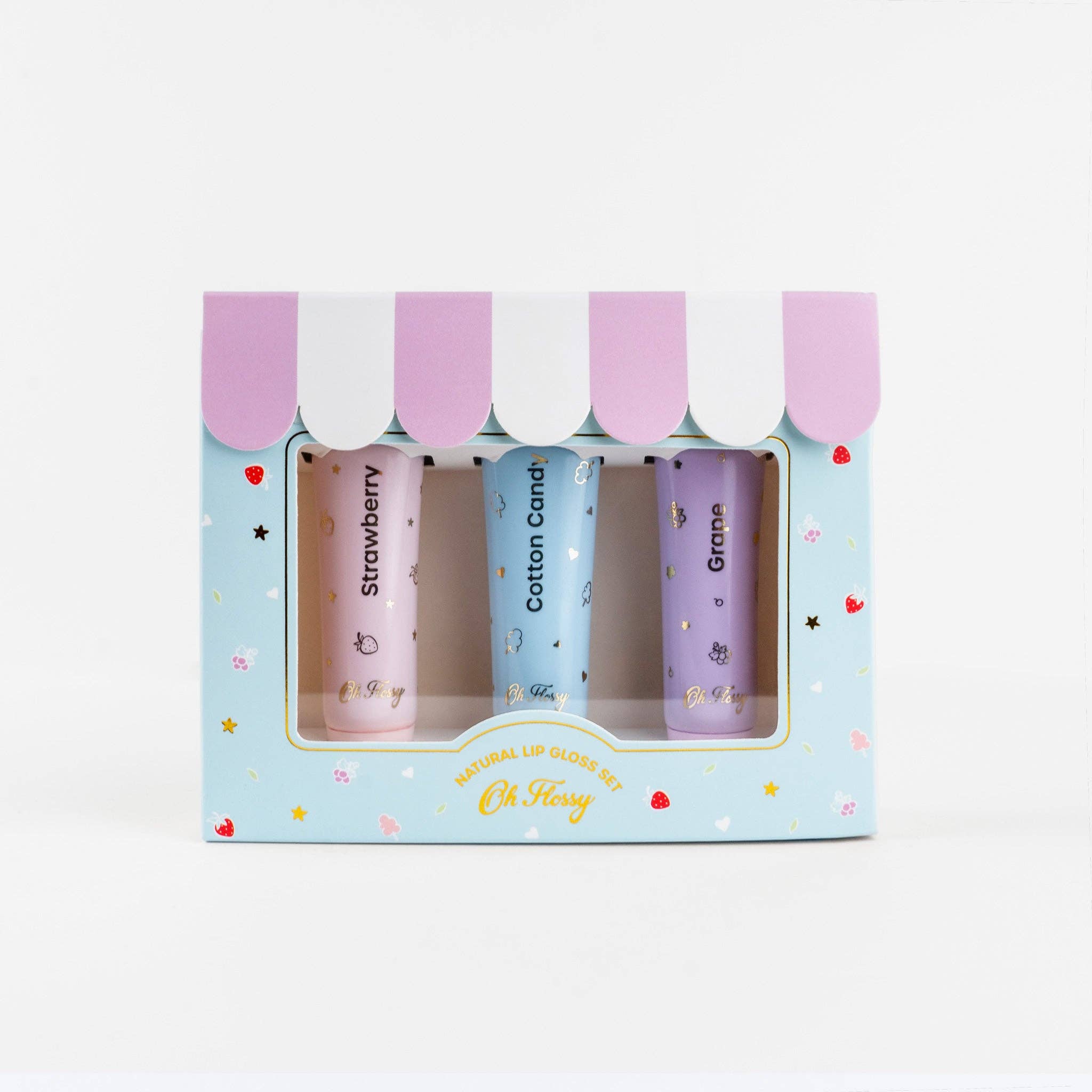 Oh Flossy - Wholesale Lip-gloss - Oh Flossy Natural Lip Gloss Set5