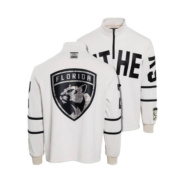 Florida Panthers Bonded Fleece Quarter Zip for wholesale by FE