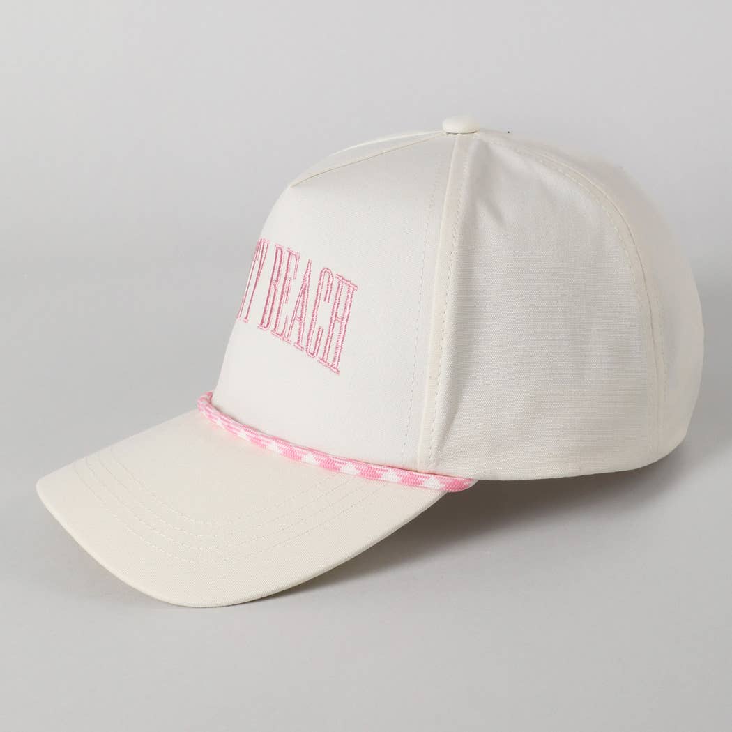 Fashion City - Vendita all'ingrosso Cappellino  da camionista - Unisex - Cappello Trucker Ricamato con Scritta SALTY BEACH5