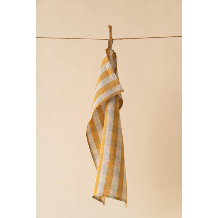 Live Linen - Wholesale Tea Towel - Classic Checks Clara Linen Kitchen Towel – Refined Touch1