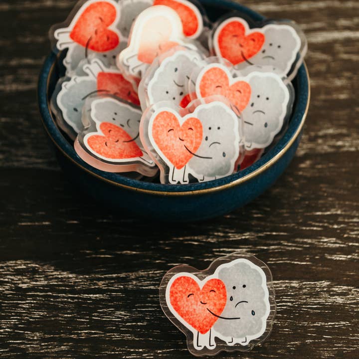 Pin "Coração nuvem" por atacado de Grisbleu