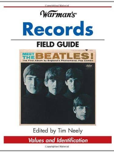 Warman's Records Field Guide Tim Neely Book for wholesale by Real Retro