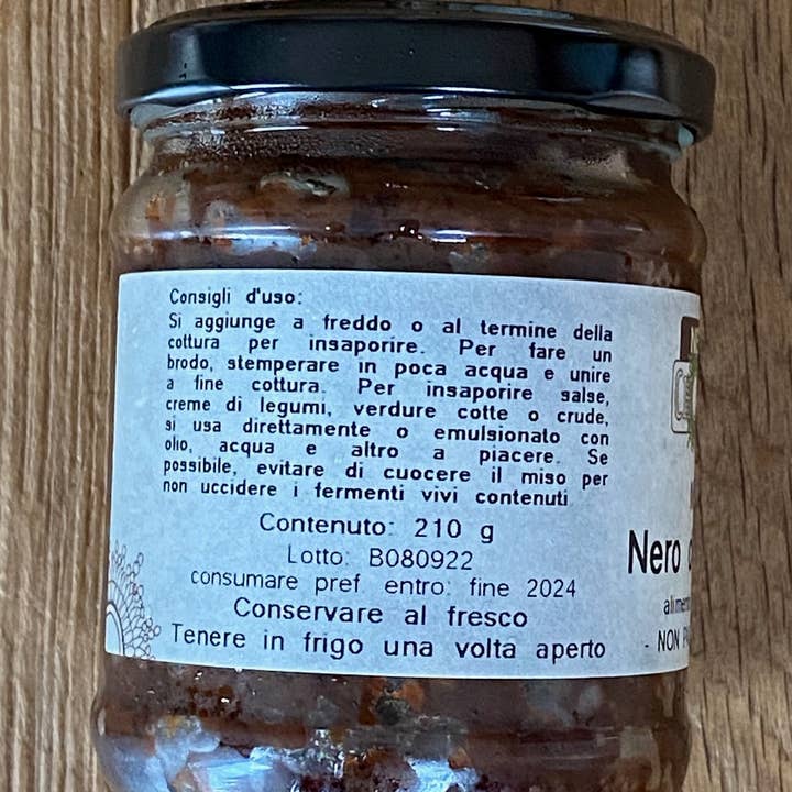 Nesler Cibo Vivo - Wholesale Sauce - Tuscia Black Miso1