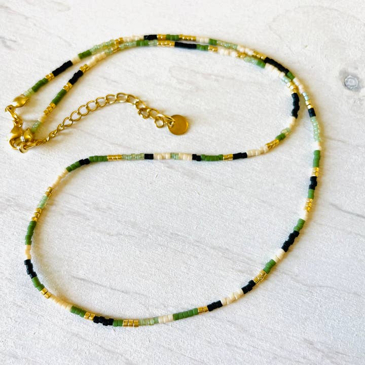 Atelline - Wholesale Kralen/parelketting - Parelsnoer, roestvrijstalen ketting, choker C041