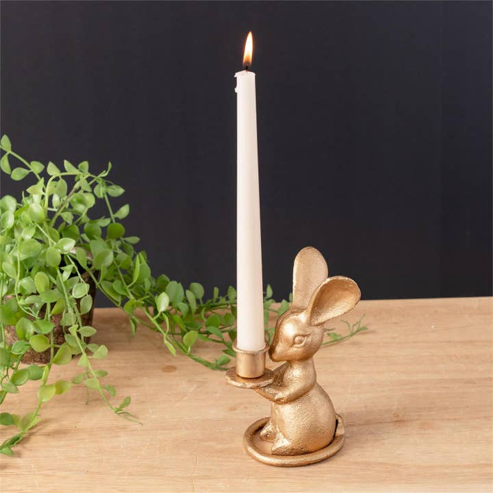 Gold Mouse Candle Holder (Pk/06) for wholesale by Audrey's Home & Gift