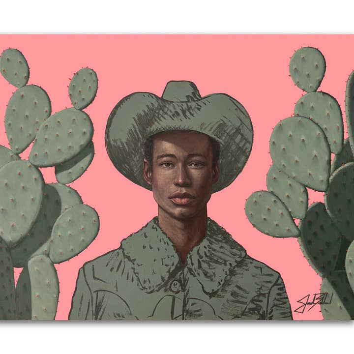 Stampa su carta Texas Kid per la vendita all'ingrosso da parte di The Painted Ladies