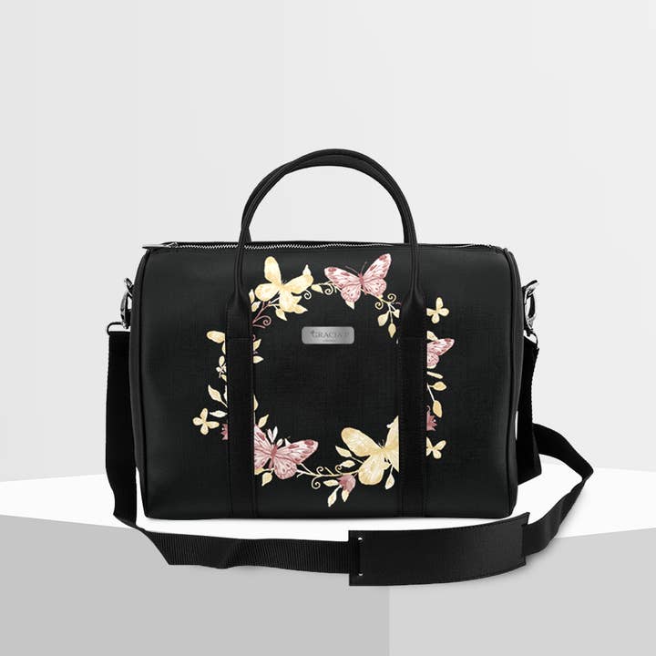 Sacoche Gracia P - Malle - Fabriqué en Italie - Papillons colorés pour la vente par GLOBALSHOP SRL