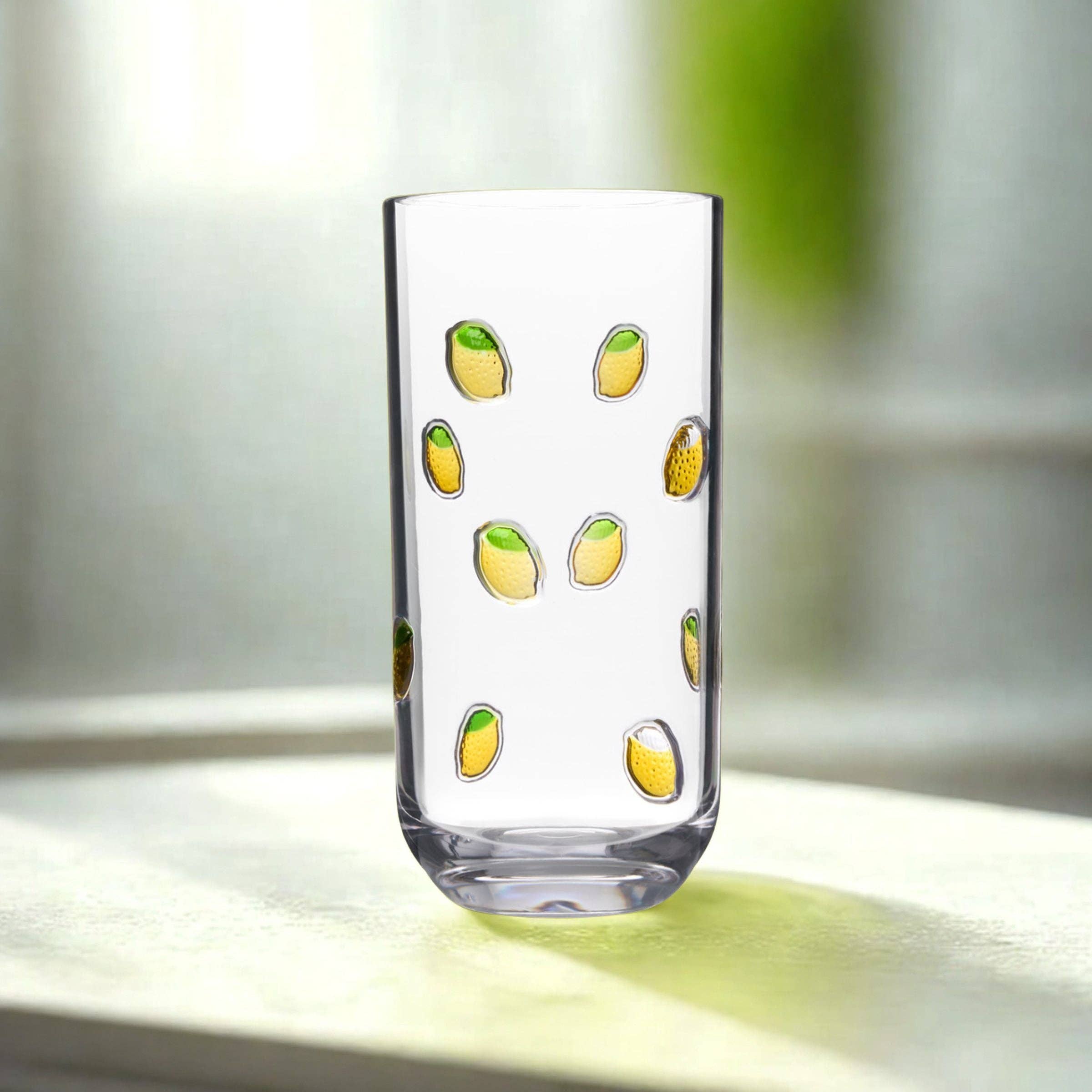 Godinger - Vendita all'ingrosso Bicchiere/tazza - Icona di Limone Acrilico Highball1