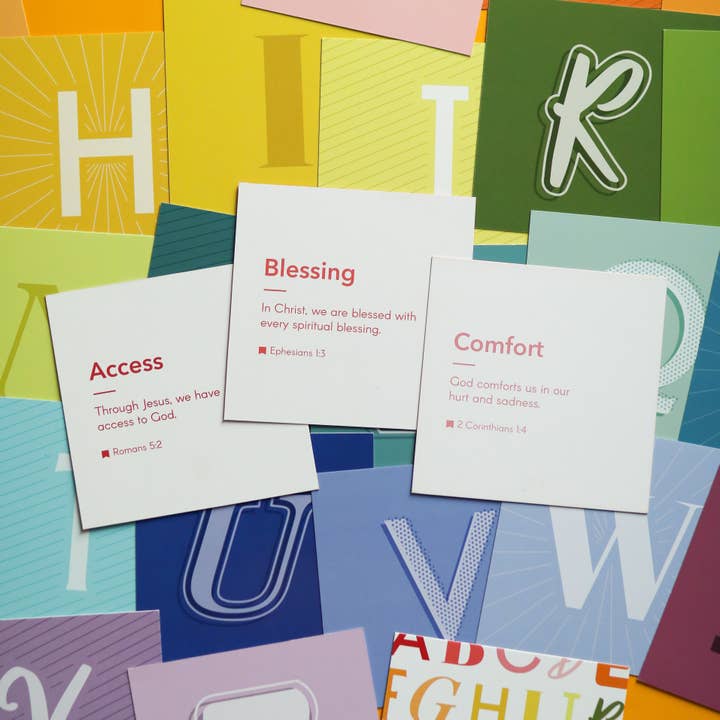 The Daily Grace Co - Wholesale Learning Cards - Kids & Baby - A to Z Promises of God Kids Cards