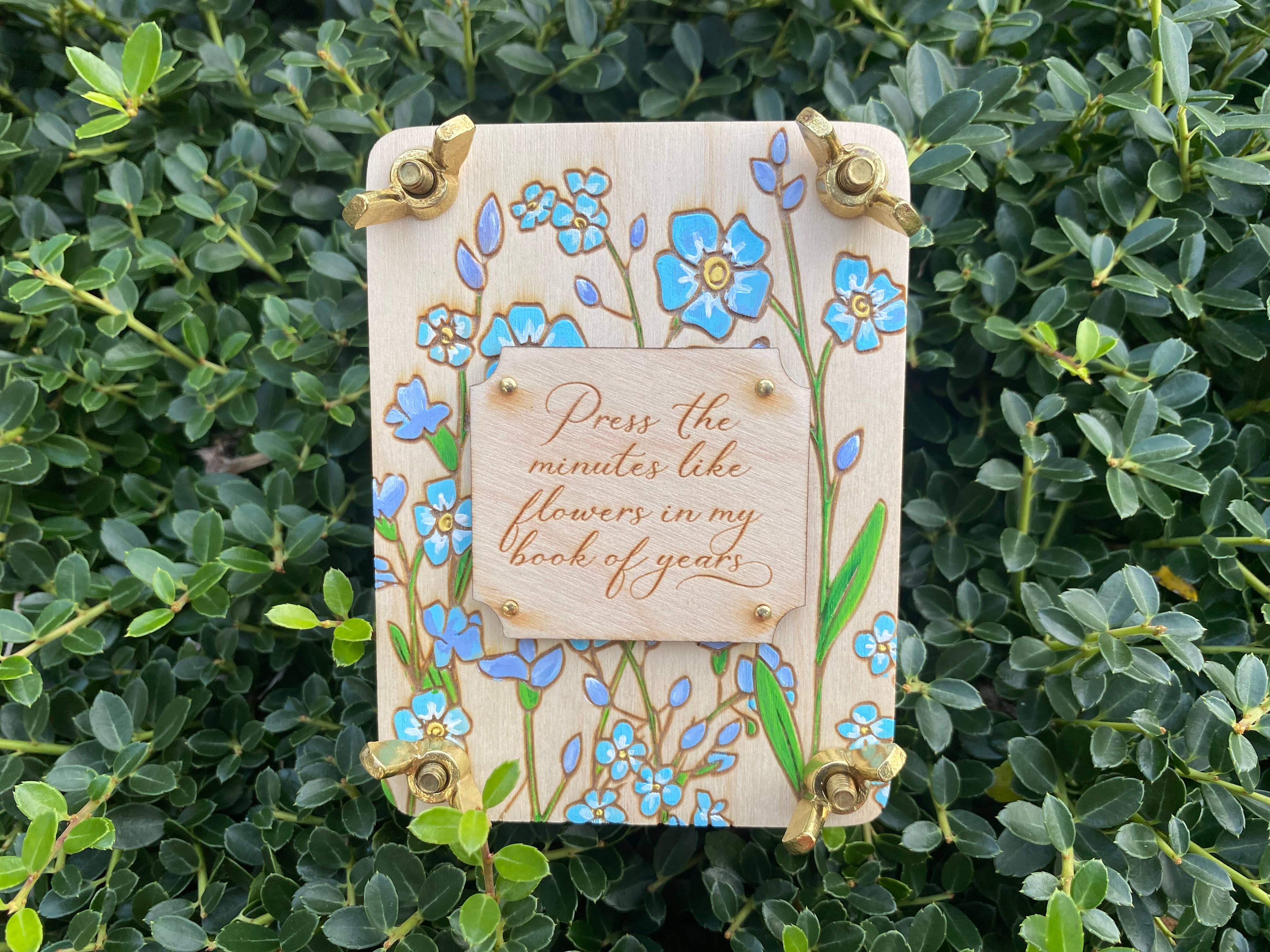 Holly Hills Lane - Wholesale DIY Craft Kit - Hand Painted State Flower Pocket-Size Flower Press2