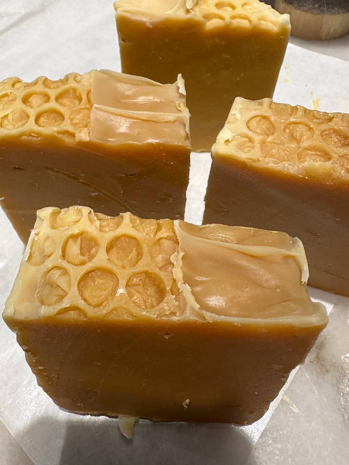 Tallow and Honey Soap Bar for wholesale by Aura Apothecary