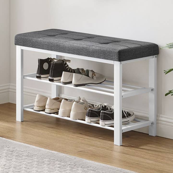 3-Tier Shoe Rack for Entryway Organizer with Foam Padded 1- for wholesale by Greenwestons