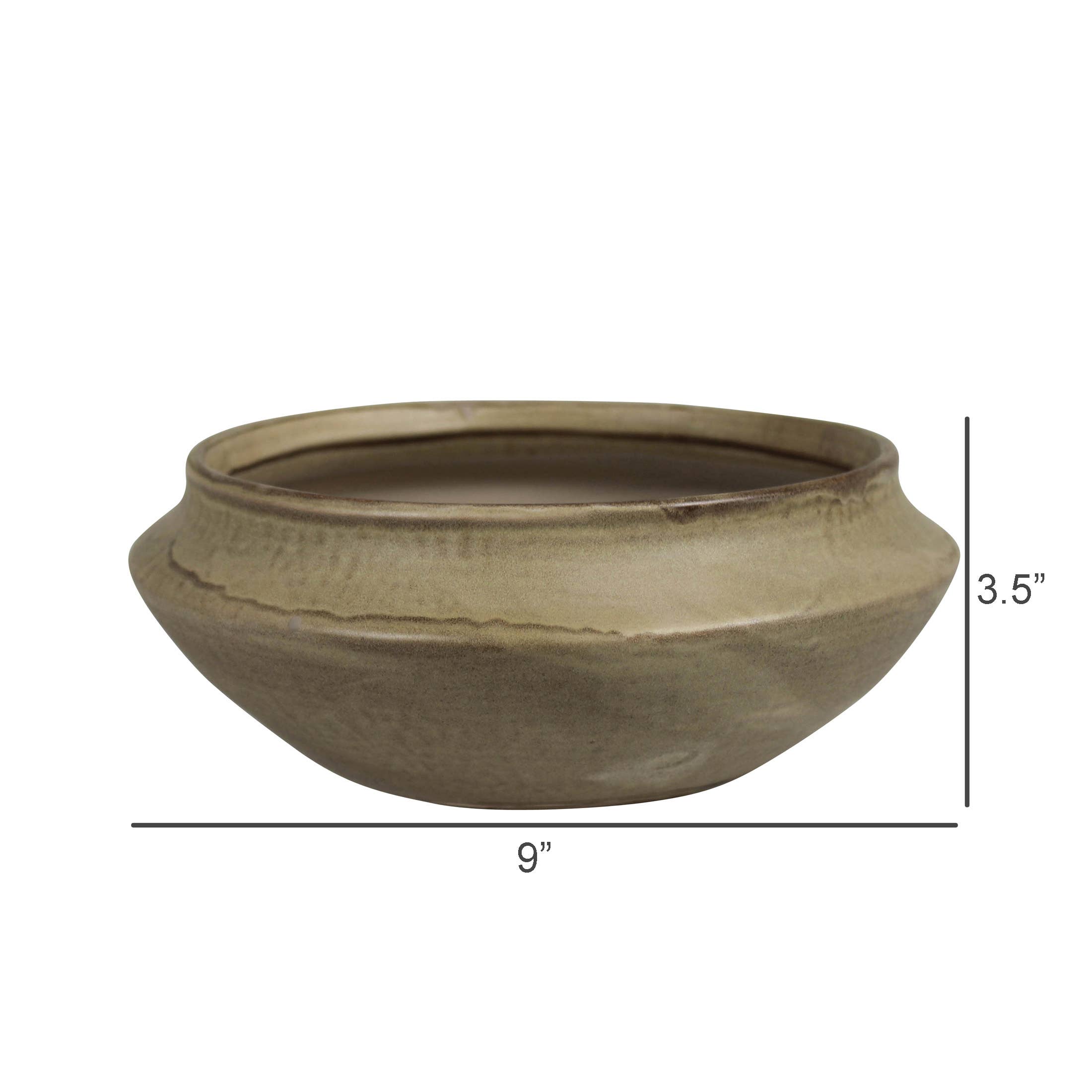 HomArt - Wholesale Plant Pot - Pot, Ceramic, Putty - Low1