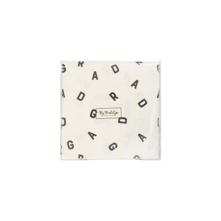 My Mind’s Eye - Wholesale Disposable Napkin - GRD1038 - GRAD Letters Paper Cocktail Napkin