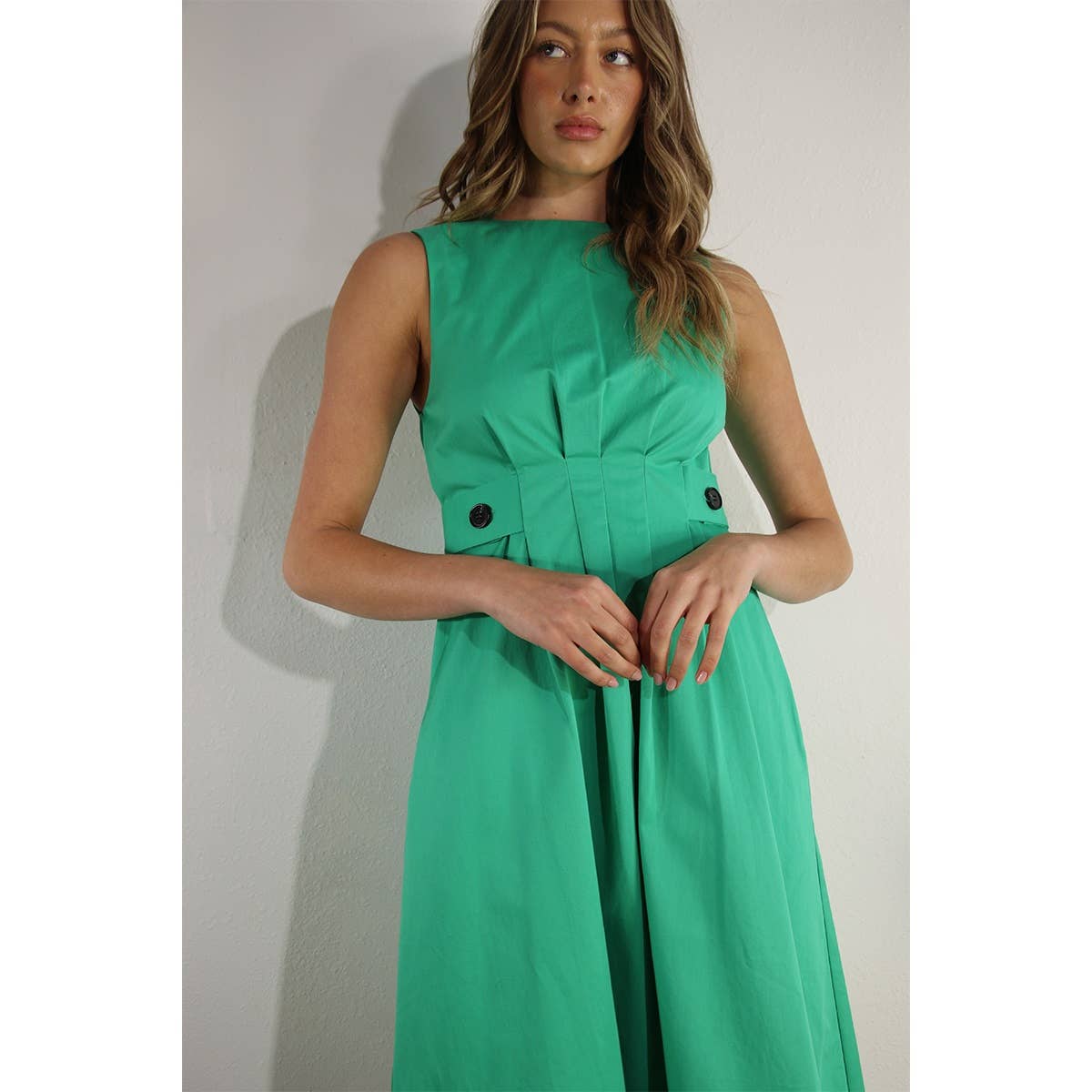 Mulla - Vente Robe – femme - ROBE PLISSÉE EN COTON14