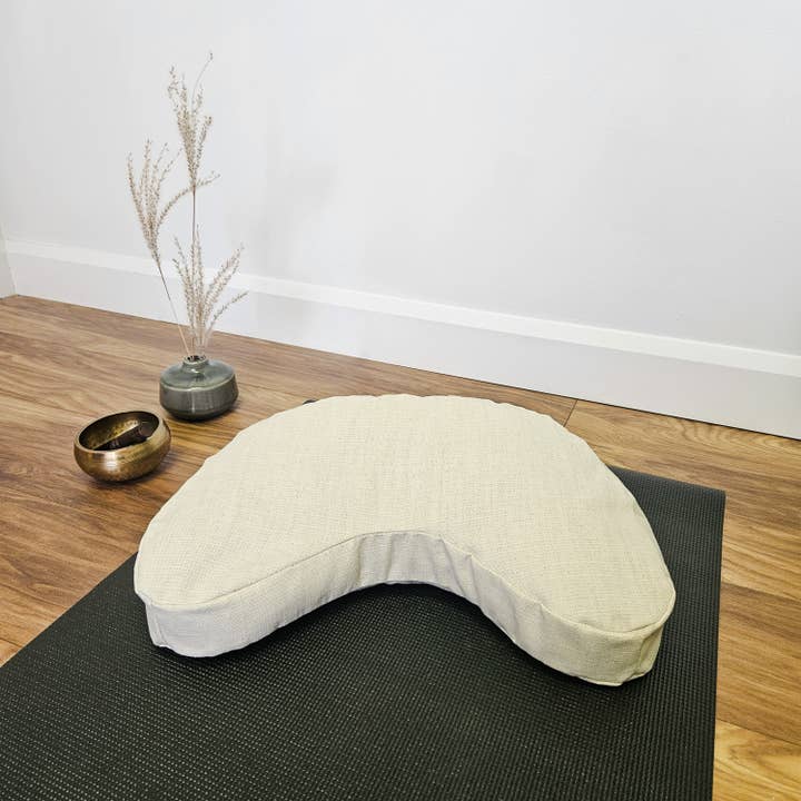 Meditation V shaped cushion - Canadian made for wholesale by Amma Thérapie