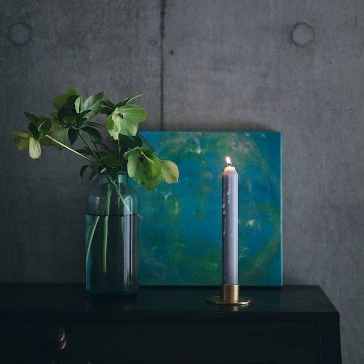 Fog Linen Work - Wholesale Candle holder - Brass Candle Holder Round0