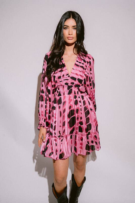 Piti Cuiti - Wholesale Dress - Women's - LILI PINK SHORT DRESS4