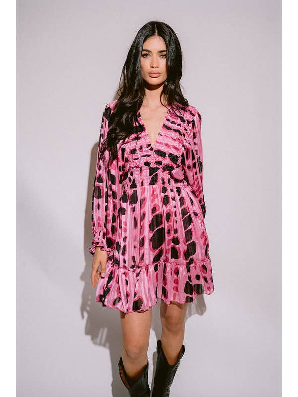 Piti Cuiti - Wholesale Dress - Women's - LILI PINK SHORT DRESS4