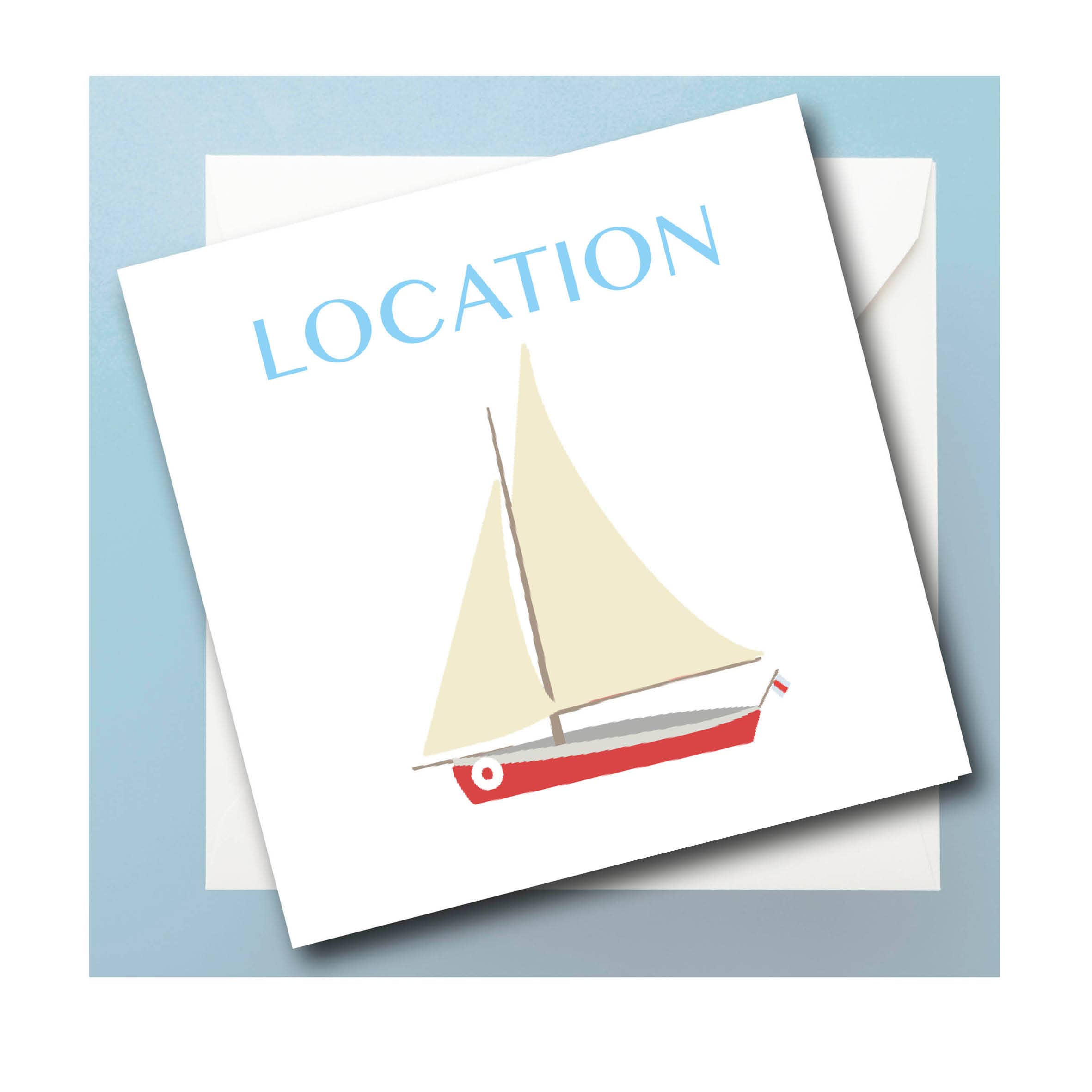 Betty Boyns Designs – wholesale Everyday greeting card – CARD MAKE MY LOCATION
Customise with location choice 27