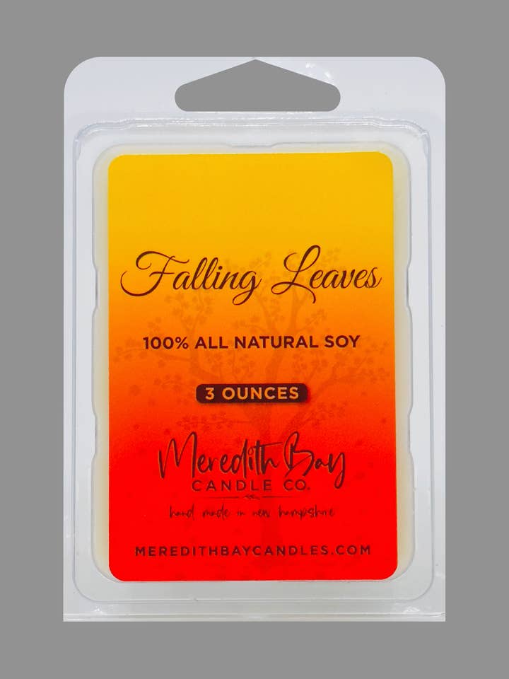 Falling Leaves Wax Melt for wholesale by Meredith Bay Candle Co