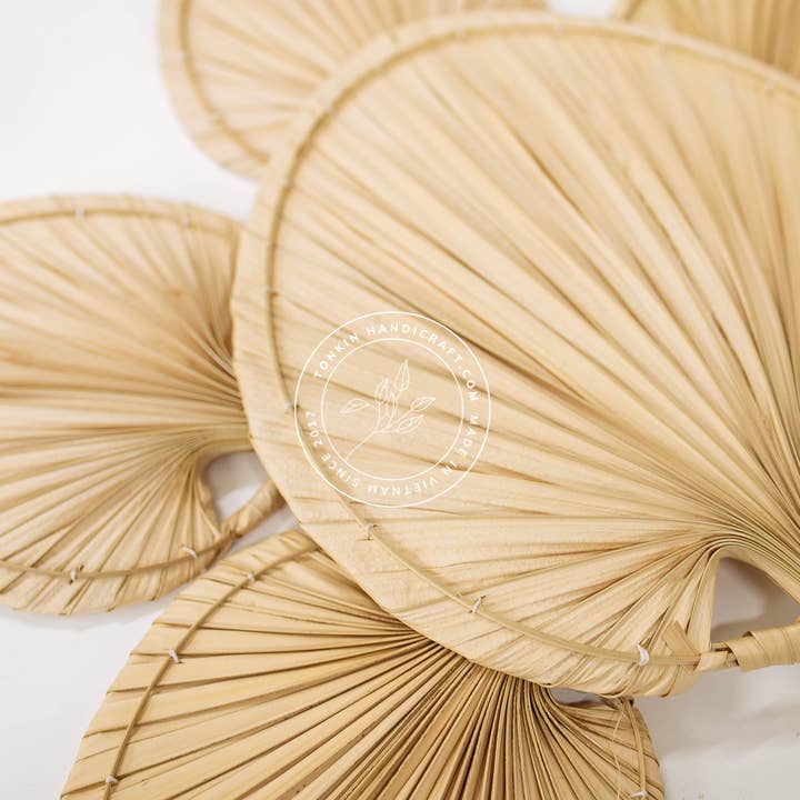 Tonkin Handicraft - Vente Décoration murale - Eventails séchés5