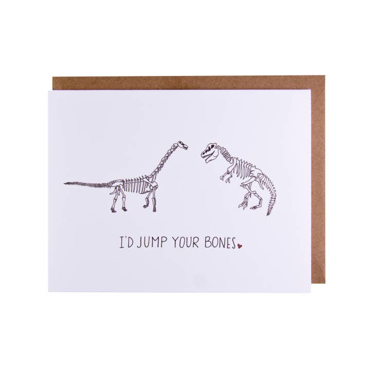 I'd Jump Your Bones for wholesale by Drawing a Blank Cards + Gifts